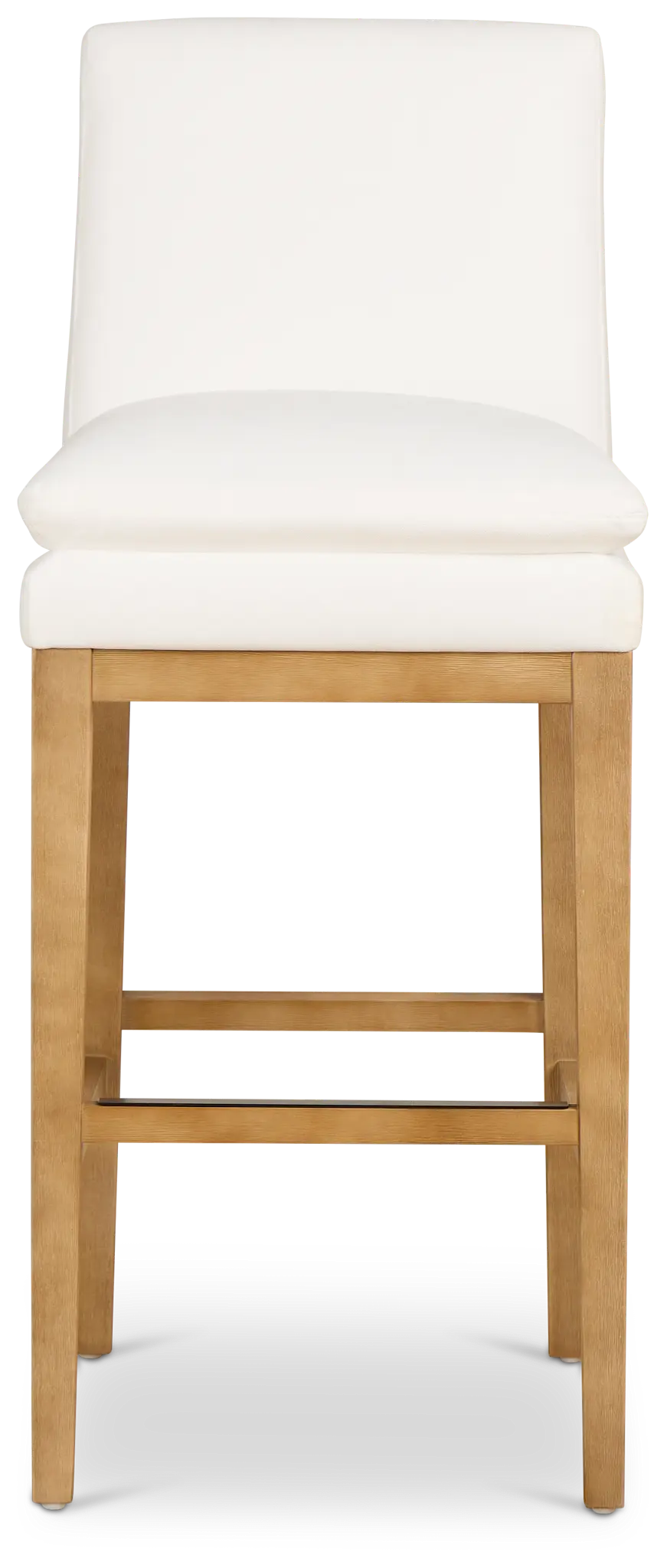 Nixon White 30" Upholstered Barstool Nixon White 30" Upholstered Barstool