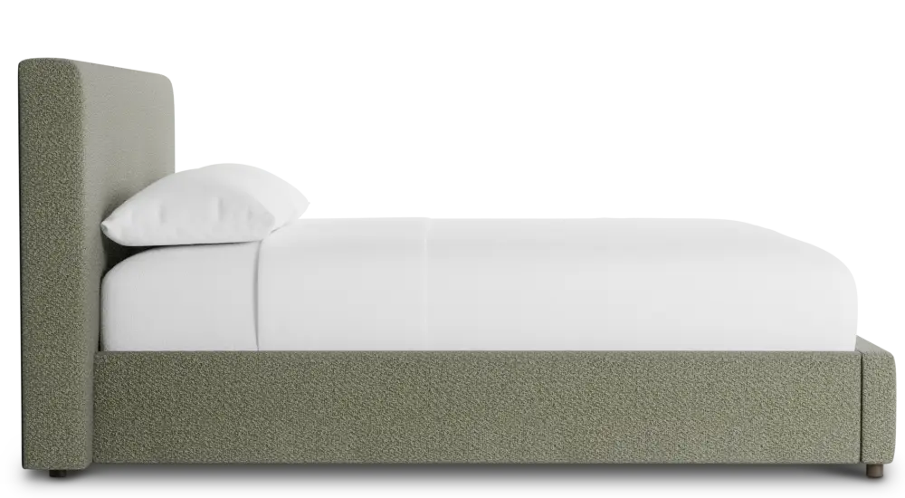 Grayton Sutton Green 44" Upholstered Platform Bed Grayton Sutton Green 44" Upholstered Platform Bed