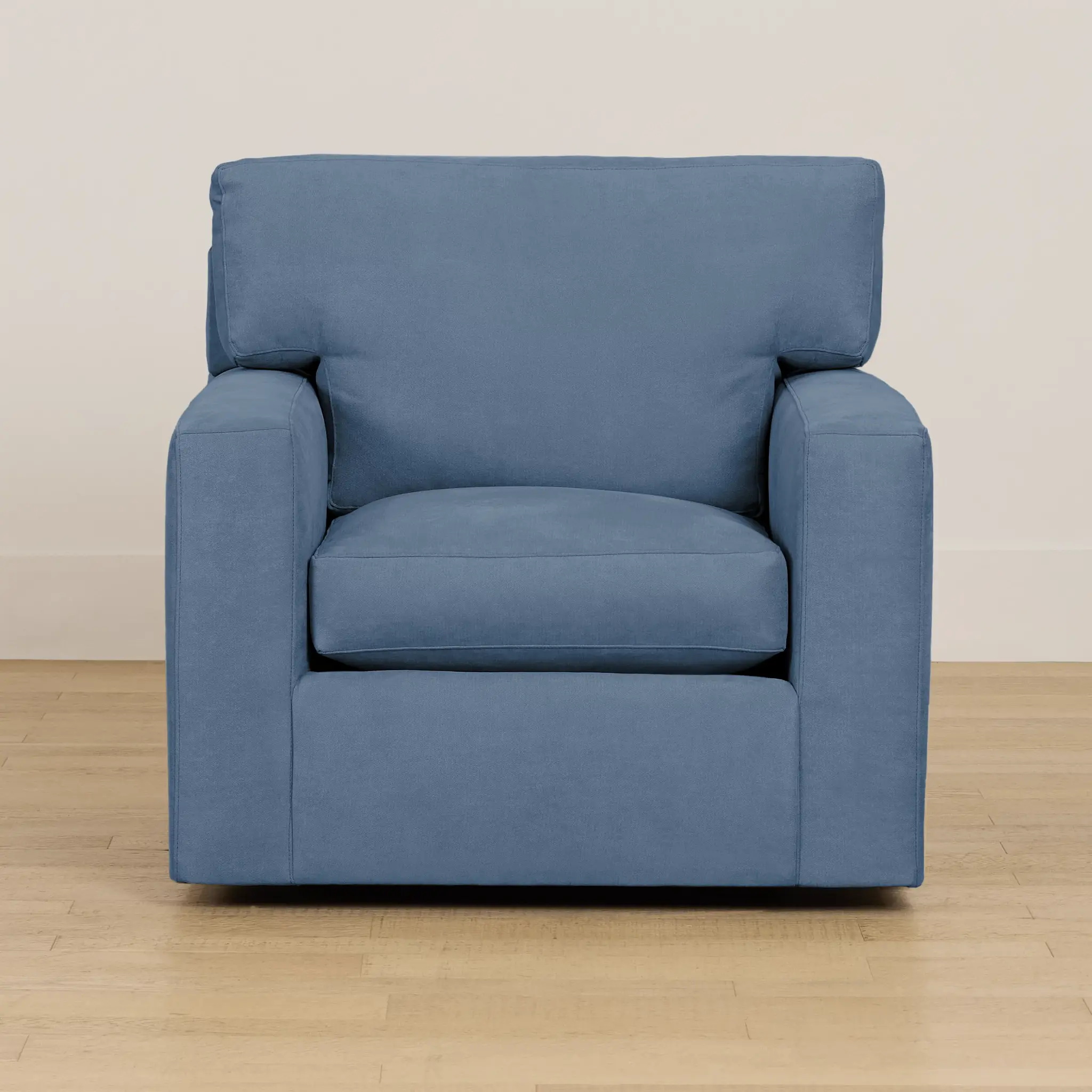 Hudson Blue Fabric Swivel Chair Hudson Blue Fabric Swivel Chair