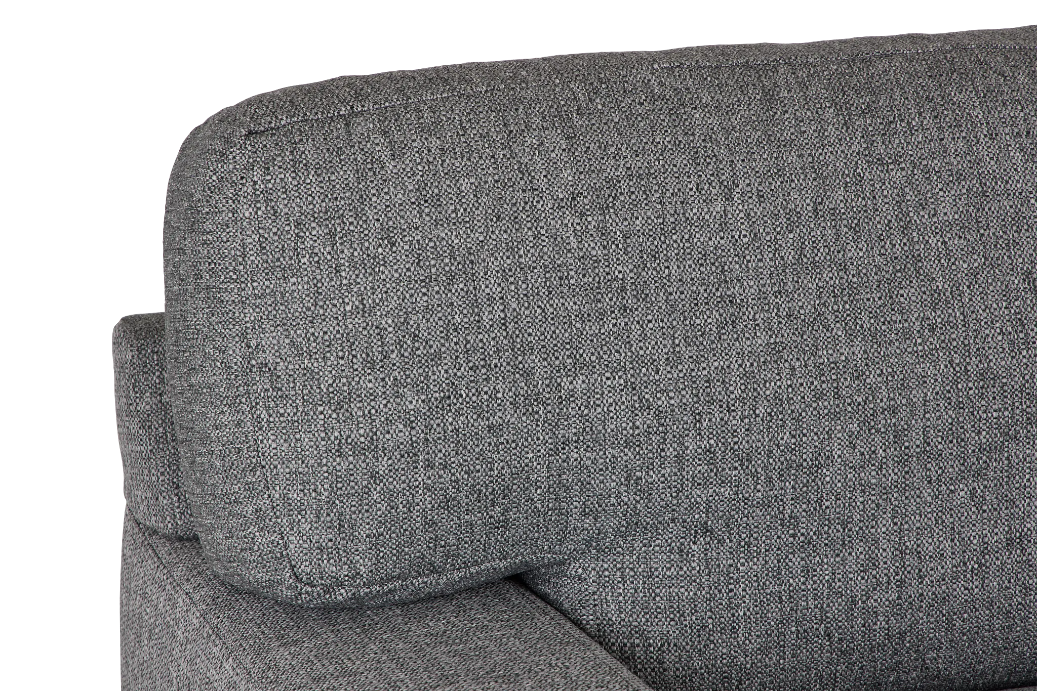 Veronica Dark Gray Down Large Right Bumper Sectional