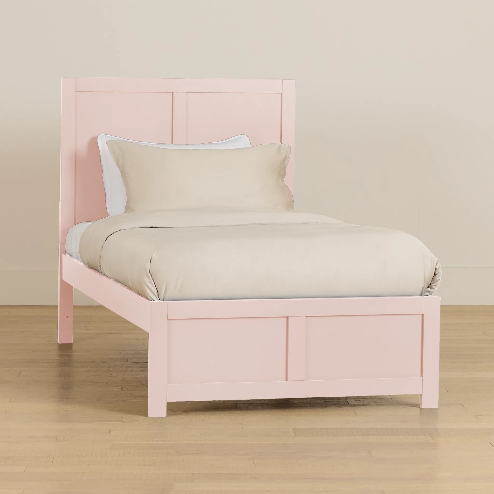 Charleston Pink Panel Bed