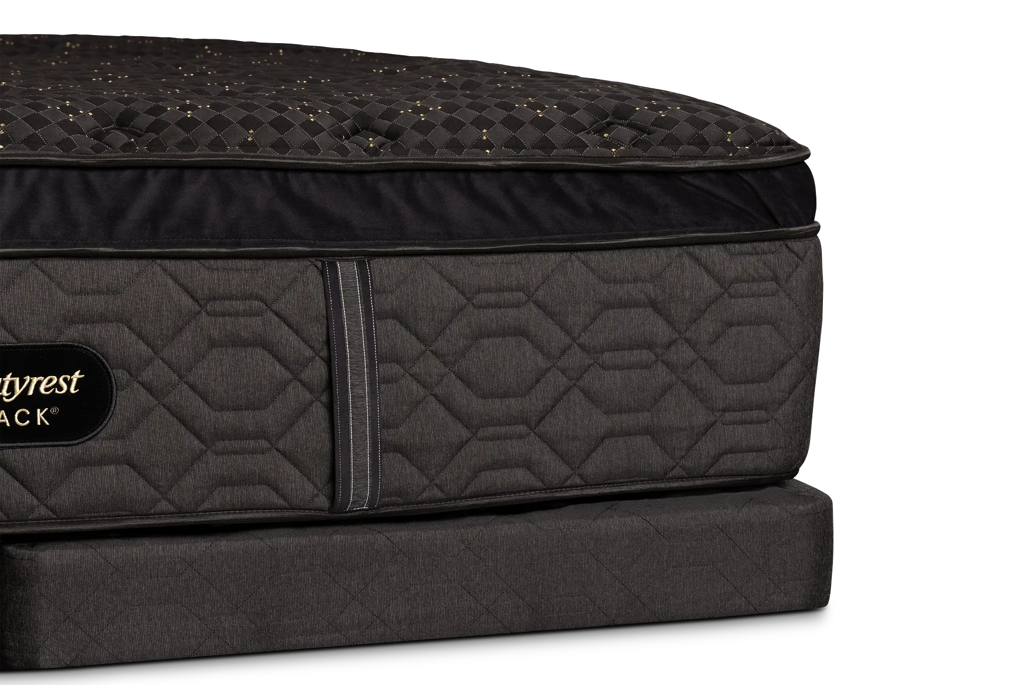Beautyrest Black Series Four Summit Plush Low-profile Mattress Set Beautyrest Black Series Four Summit Plush Low-profile Mattress Set
