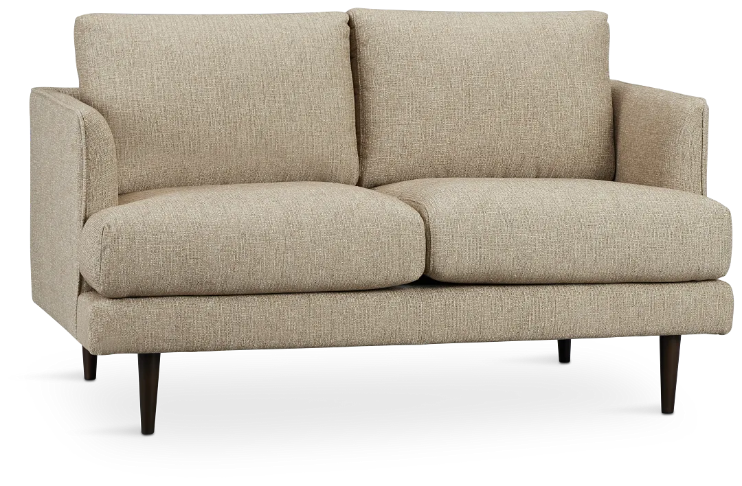 Easton Brown Fabric Loveseat