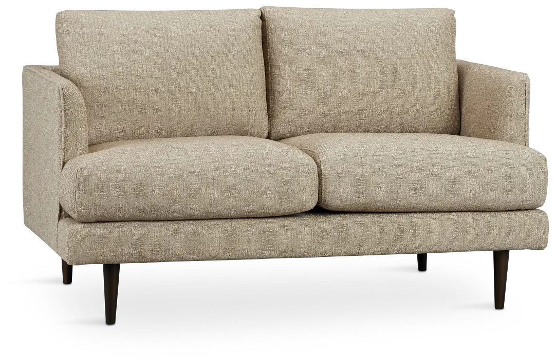 Easton Brown Fabric Loveseat Easton Brown Fabric Loveseat