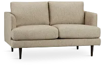 Easton Brown Fabric Loveseat