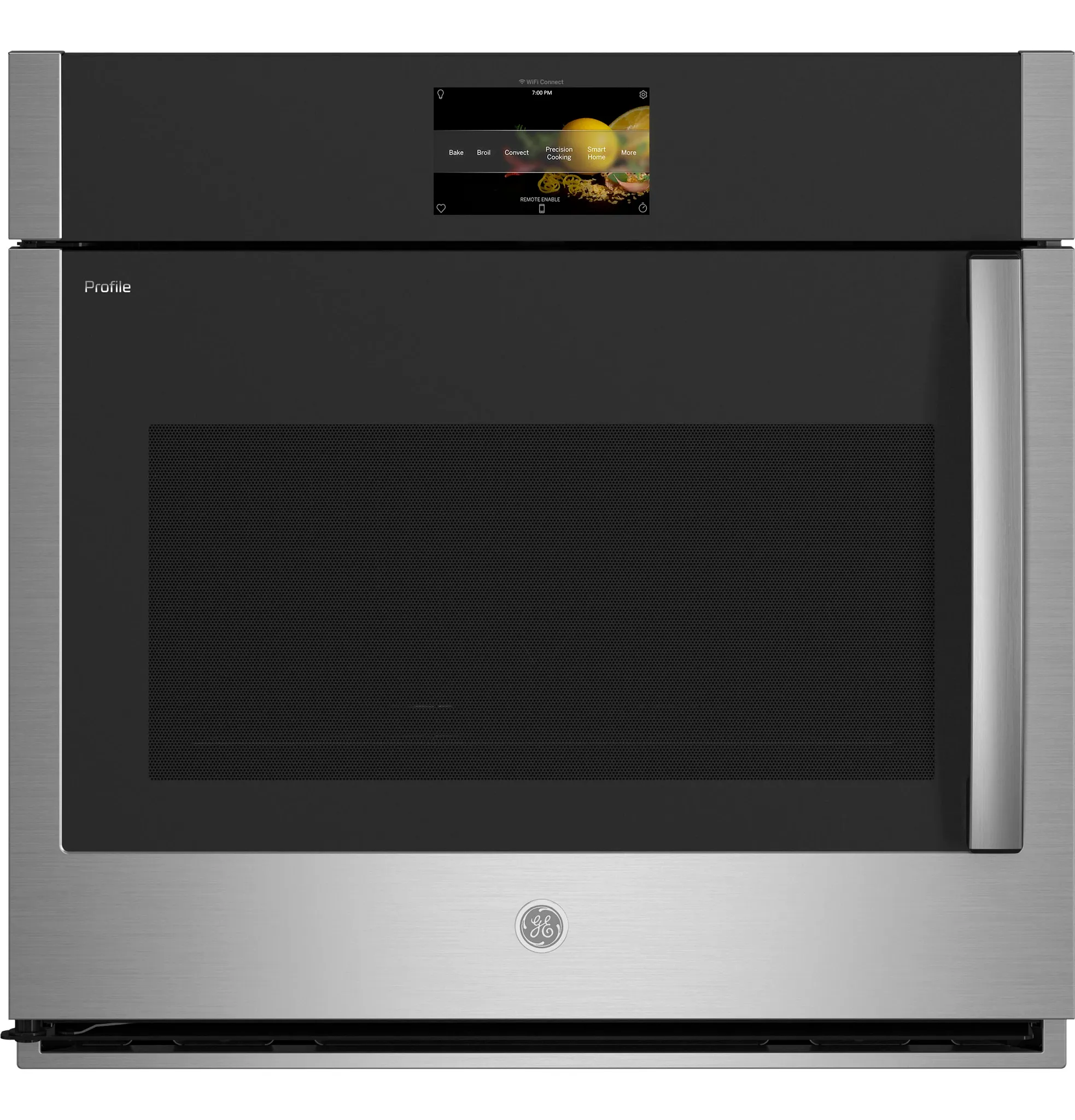 Ge Profile 700 Series Stainless Steel Lt Hinge Single Electric Oven