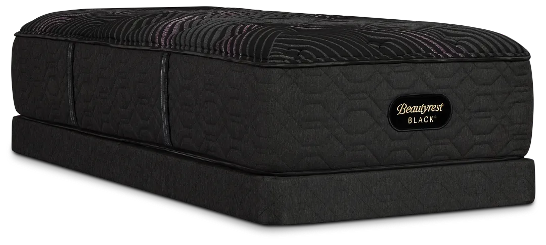 Beautyrest Black Series Two Plush Tight Top Low-profile Mattress Set
