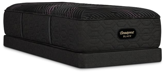 Beautyrest Black Series Two Plush Tight Top Low-profile Mattress Set