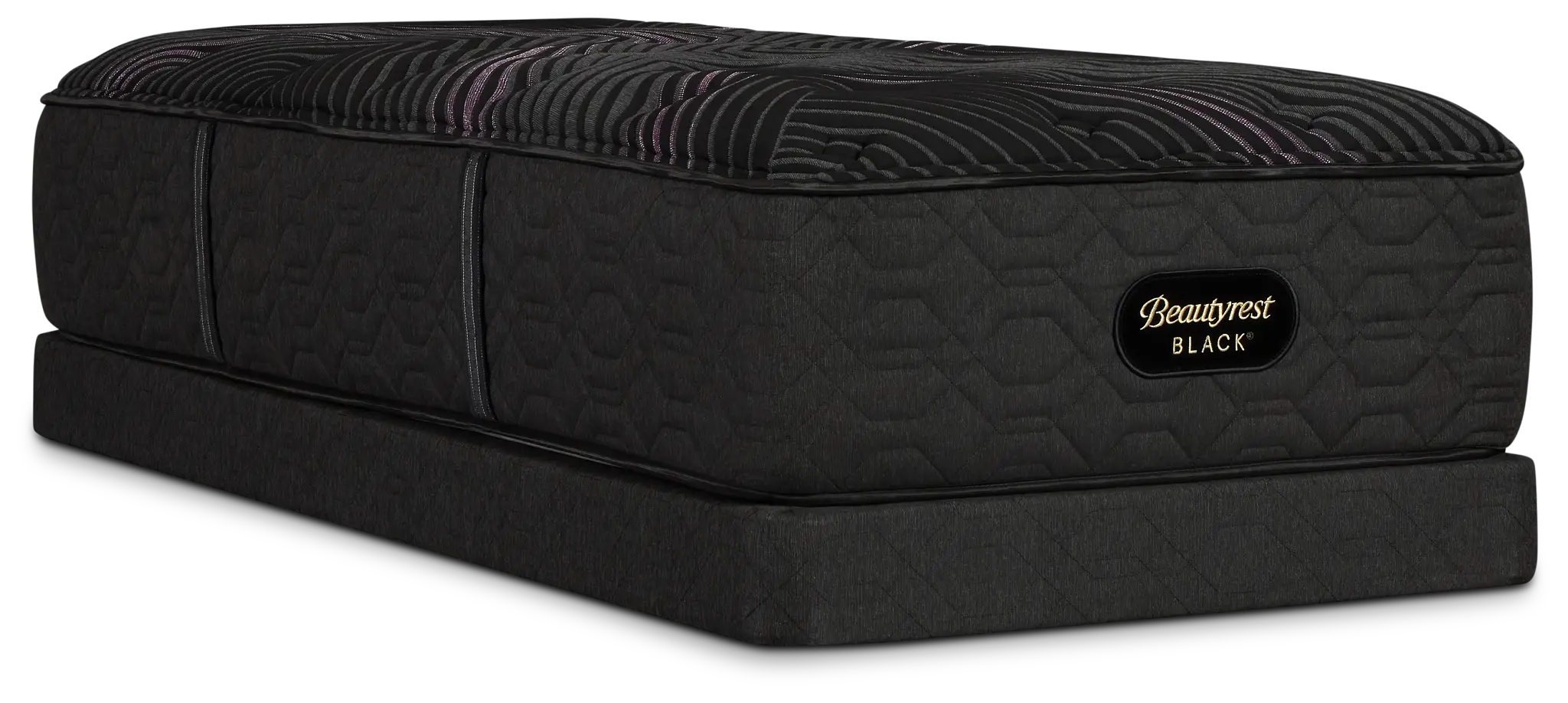 Beautyrest Black Series Two Plush Tight Top Low-profile Mattress Set Beautyrest Black Series Two Plush Tight Top Low-profile Mattress Set