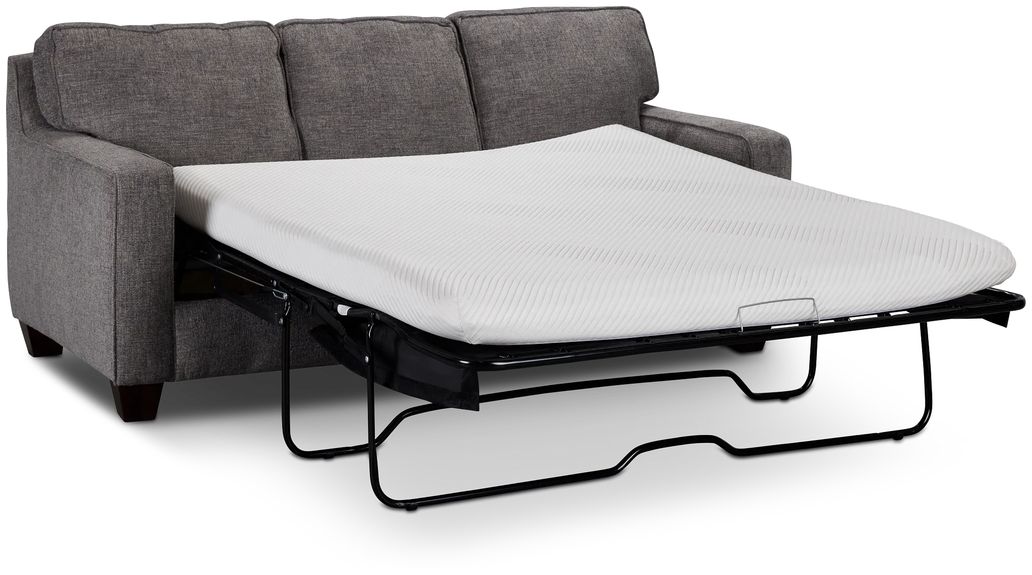 Andie Dark Gray Fabric Cooling Memory Foam Sleeper