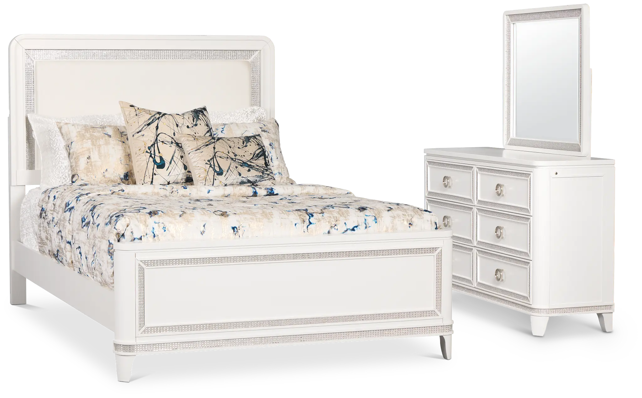 Milan White Uph Panel Bedroom Milan White Uph Panel Bedroom