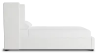Captiva Sutton White 48" Upholstered Shelter Bed