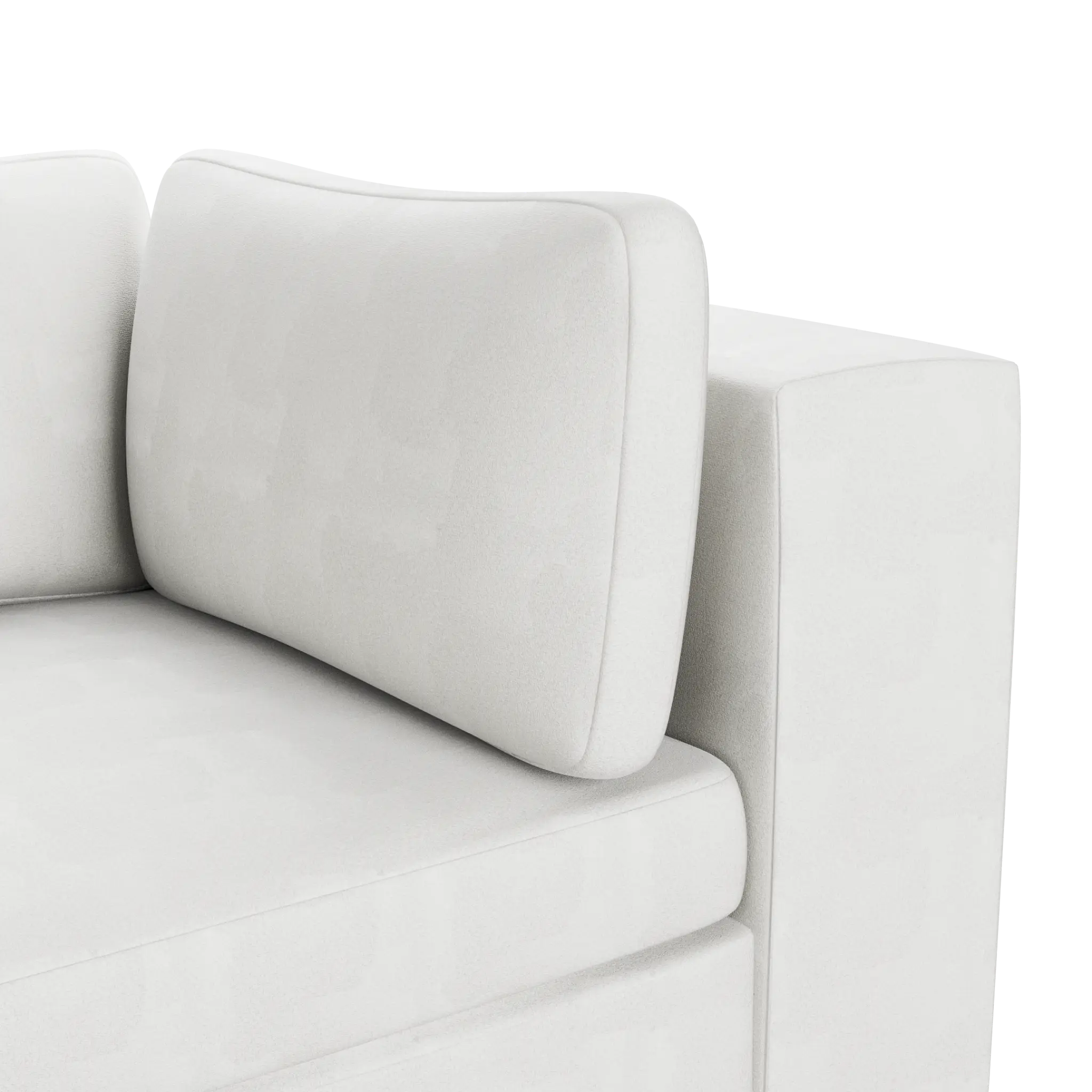 Destin Sutton White Fabric 6-piece Modular Sectional Destin Sutton White Fabric 6-piece Modular Sectional