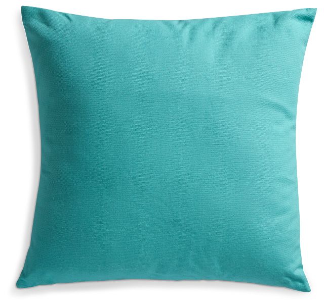 Moby Blue 18" Square Accent Pillow