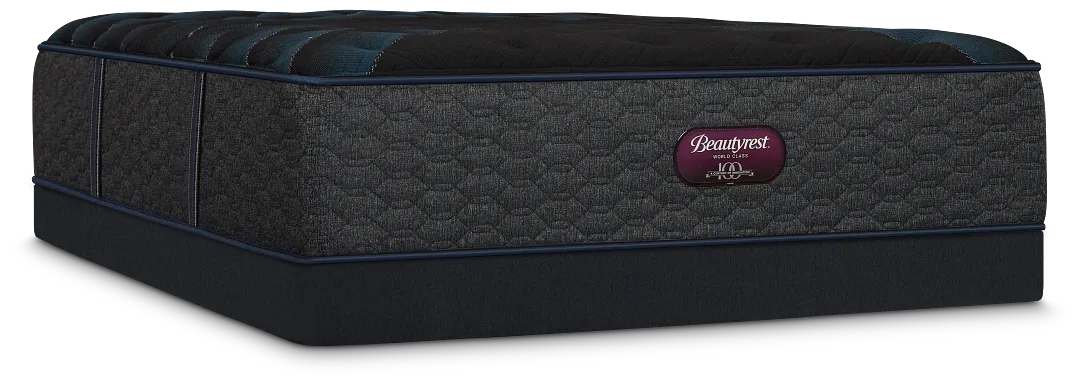Simmons Beautyrest World Class Level 4 Plush Low-profile Mattress Set