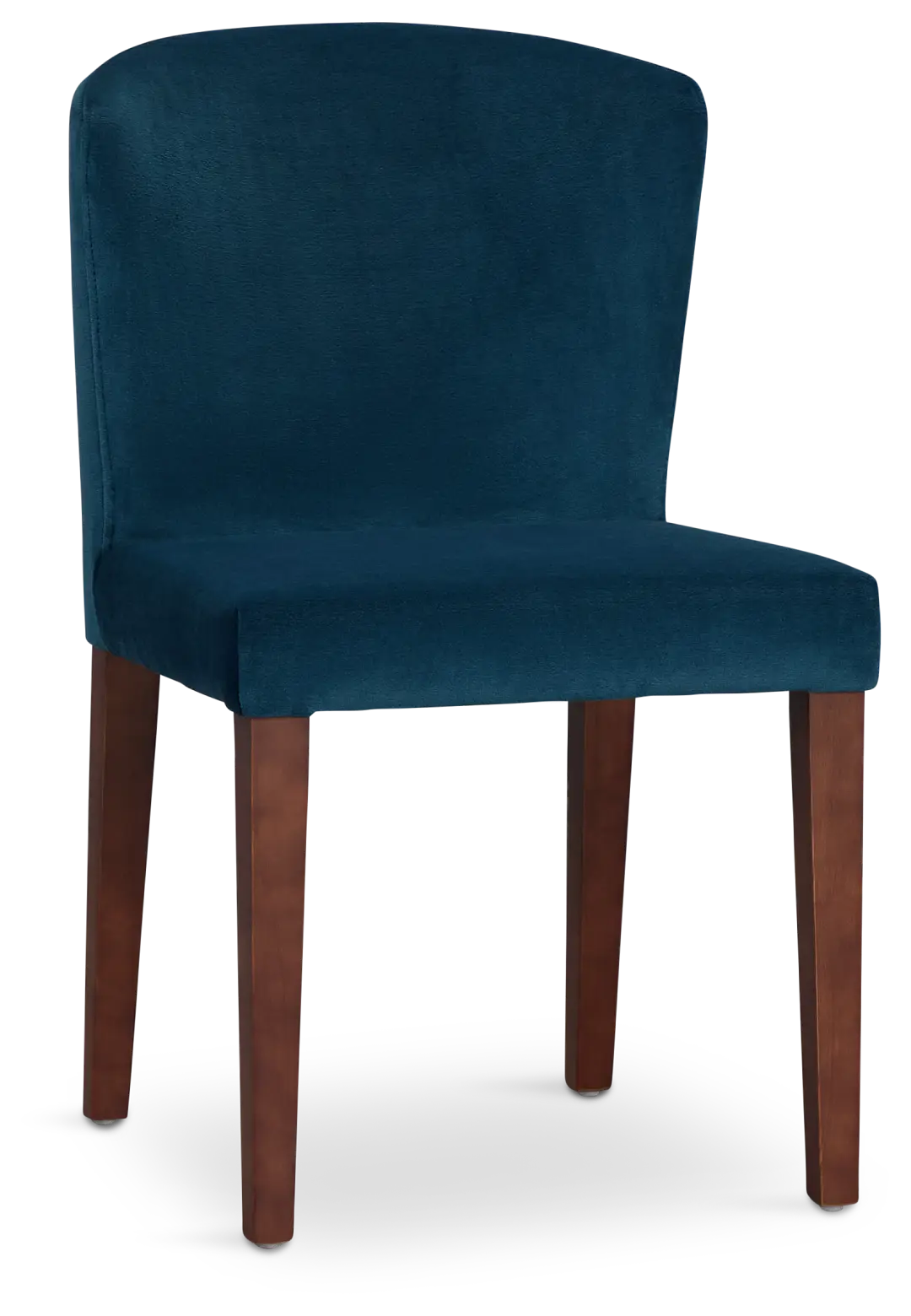 Bentley Dark Blue Velvet Upholstered Side Chair Bentley Dark Blue Velvet Upholstered Side Chair