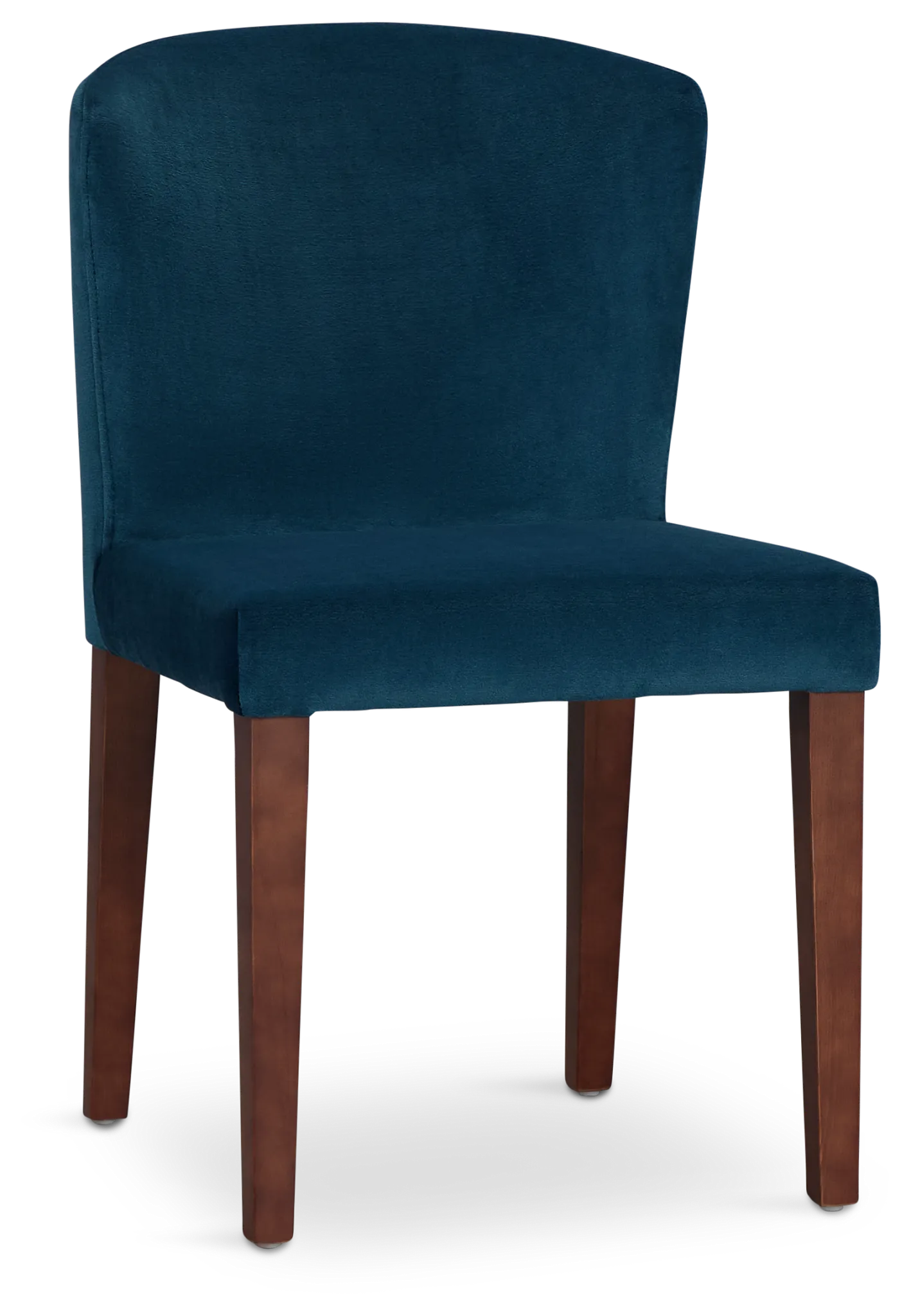 Bentley Dark Blue Velvet Upholstered Side Chair