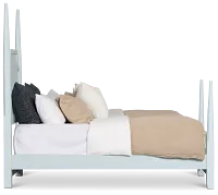 Carolina Light Blue Poster Bed