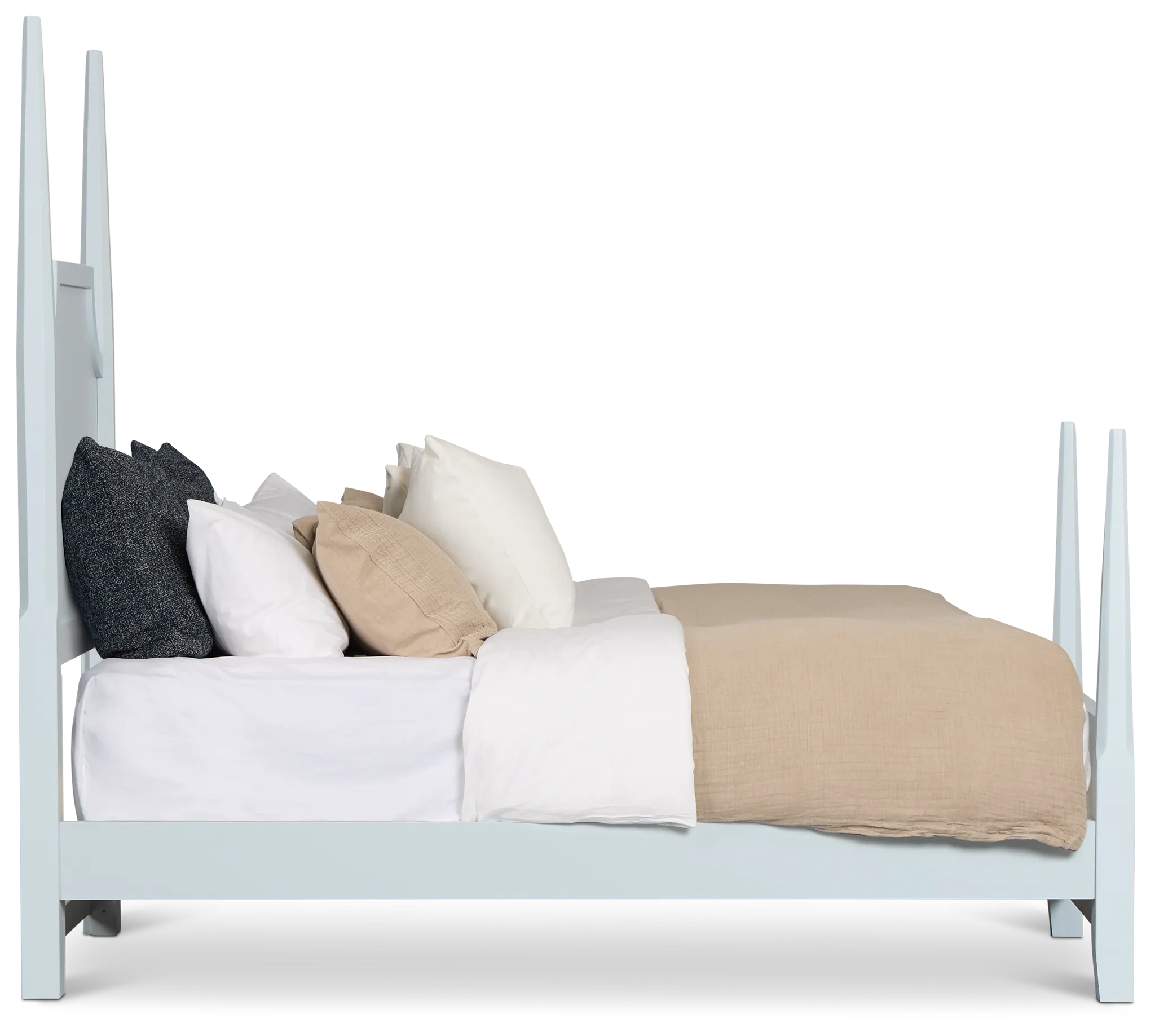 Carolina Light Blue Poster Bed