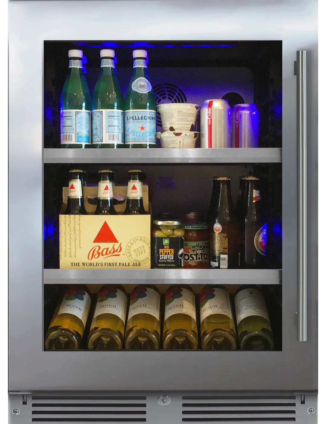 Xo Appliance 24 Series Beverage Center Stainless Steel Lt Hinge Beverage Center