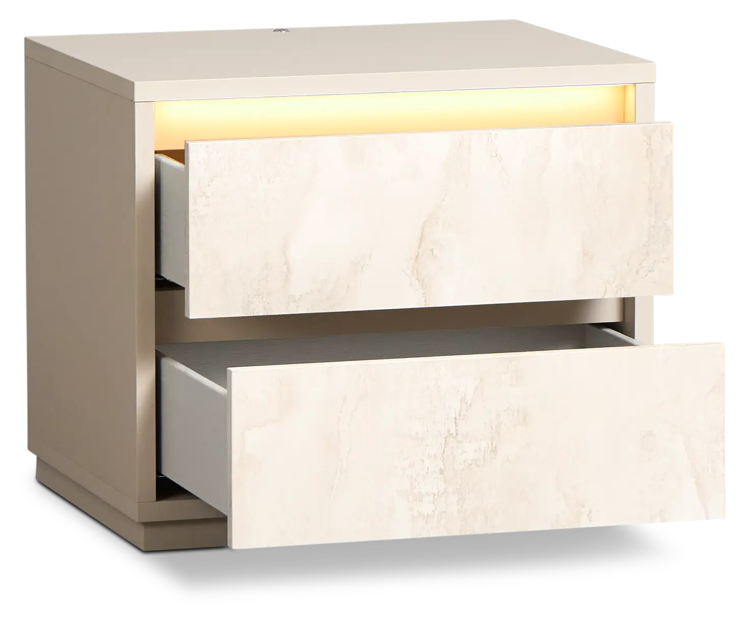 Valencia Light Tone Nightstand Valencia Light Tone Nightstand