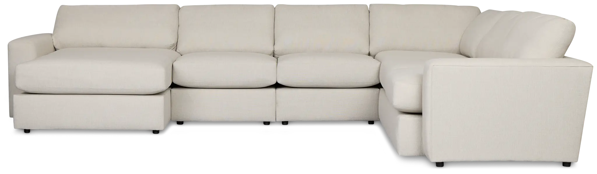 Brantley Light Beige Fabric Large Left Chaise Sectional Brantley Light Beige Fabric Large Left Chaise Sectional