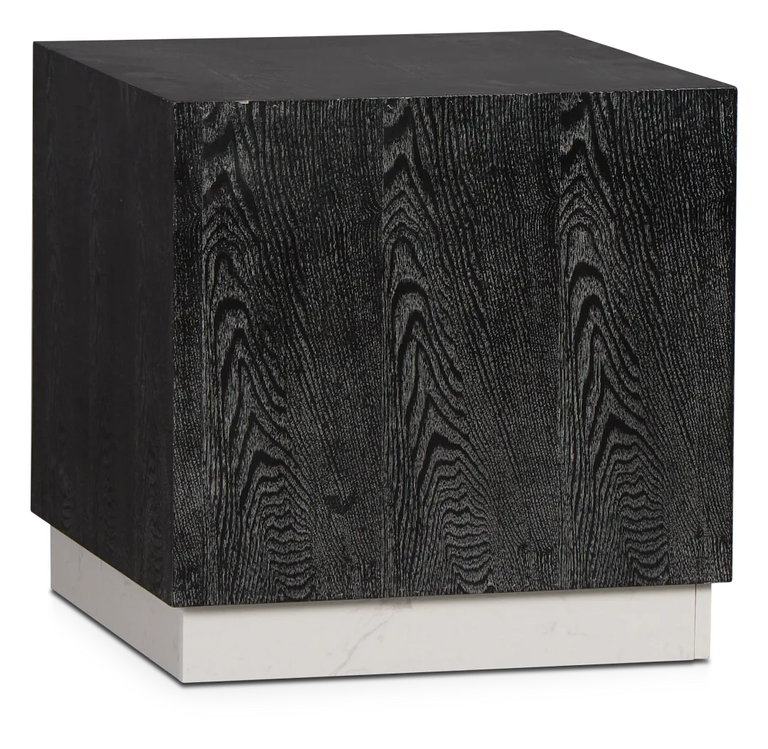 Java Black Square Accent Table