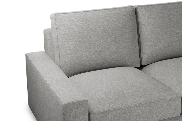 Edgewater Victory Gray Medium Two-arm Sectional