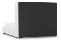 Captiva Maguire Ivory 60" Upholstered Shelter Bed