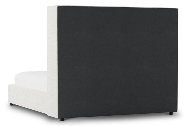 Captiva Maguire Ivory 60" Upholstered Shelter Bed