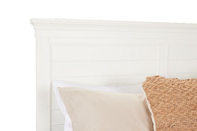 Cape Cod Ivory Panel Storage Bed