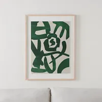 Hera Green Wall Art