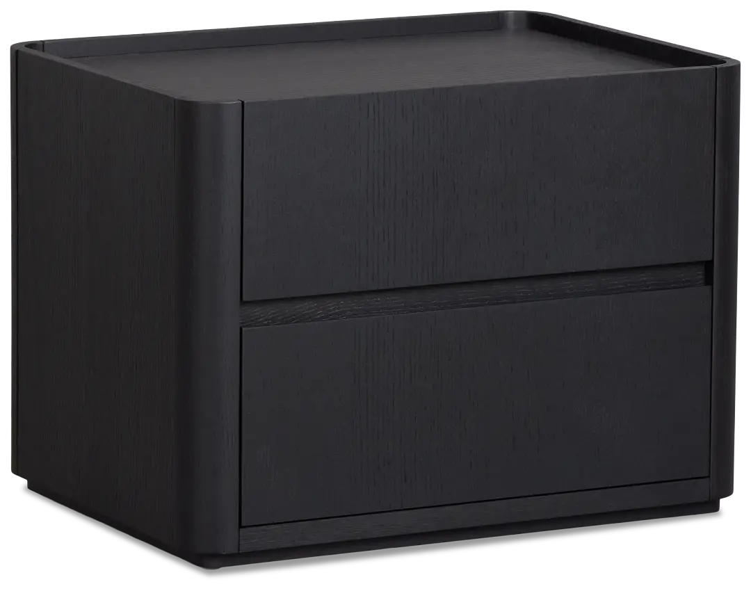 Nomad Black 2-drawer Nightstand Nomad Black 2-drawer Nightstand