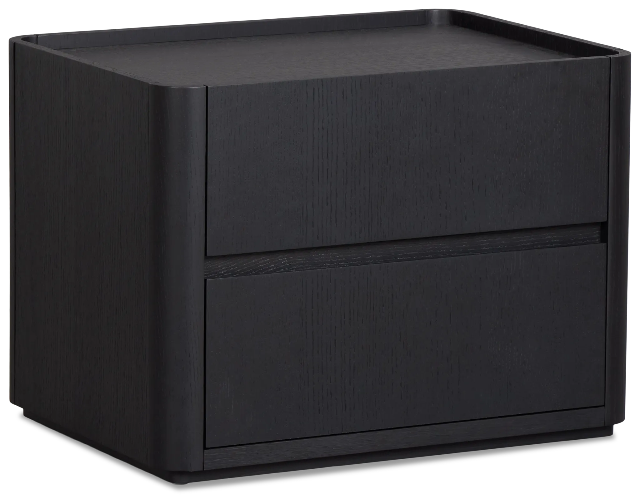 Nomad Black 2-drawer Nightstand