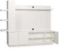 Alessandria White Entertainment Wall