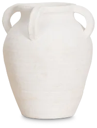 Selma White Small Vase