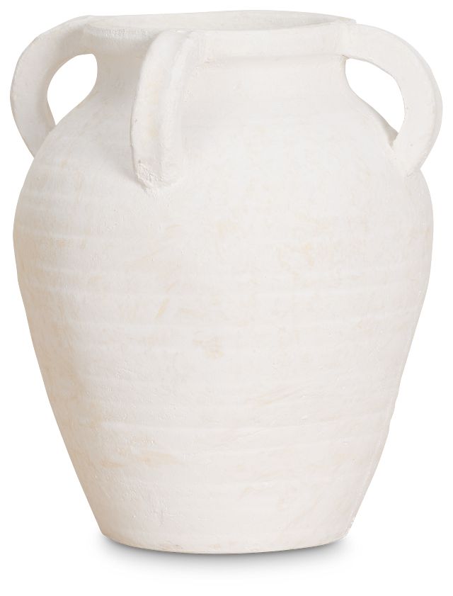 Selma White Small Vase