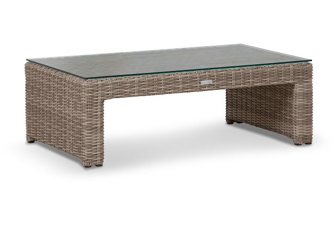 Raleigh Gray Rect Coffee Table
