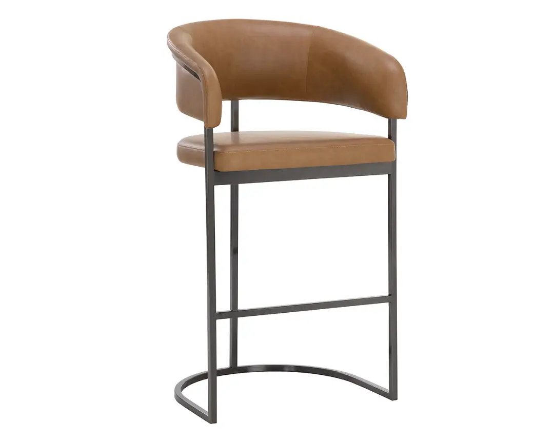 Kalla Brown 24" Upholstered Barstool Kalla Brown 24" Upholstered Barstool