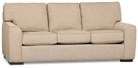 Sinclair Brown Fabric Innerspring Sleeper