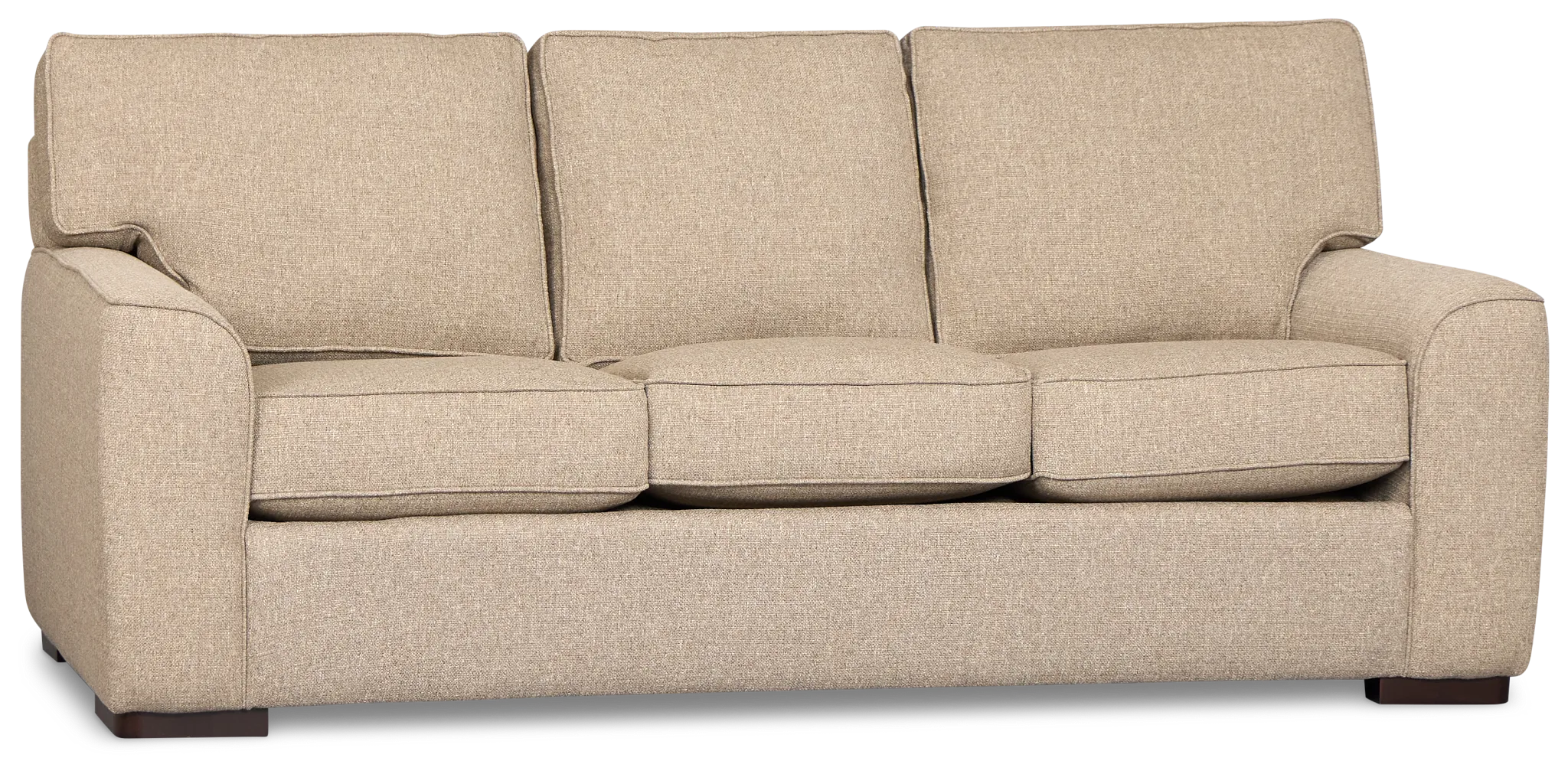 Sinclair Brown Fabric Innerspring Sleeper