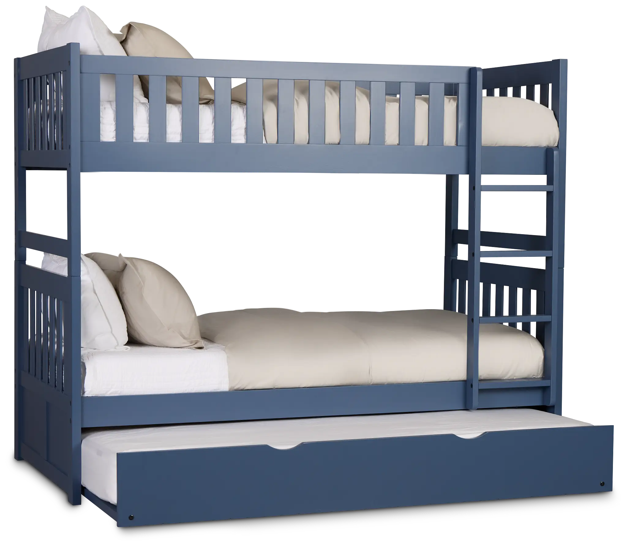 Charleston Dark Blue Trundle Bunk Bed Charleston Dark Blue Trundle Bunk Bed