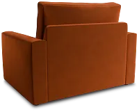 Siesta Joya Orange Fabric Memory Foam Sleeper