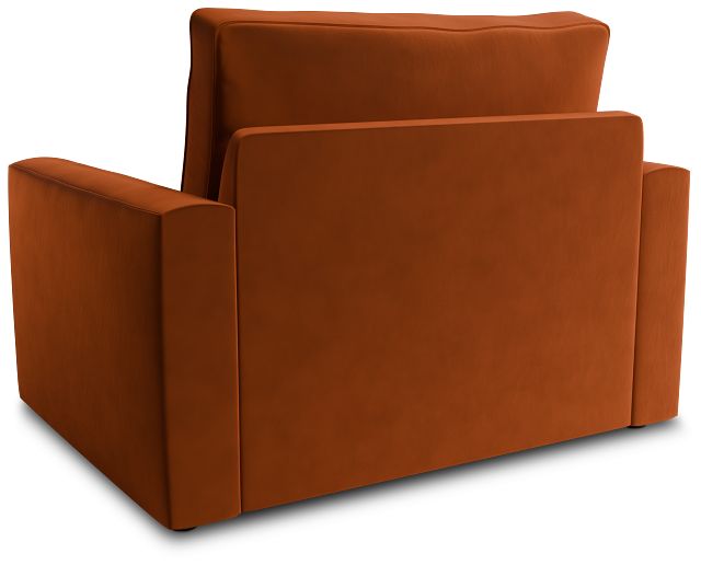 Siesta Joya Orange Fabric Memory Foam Sleeper
