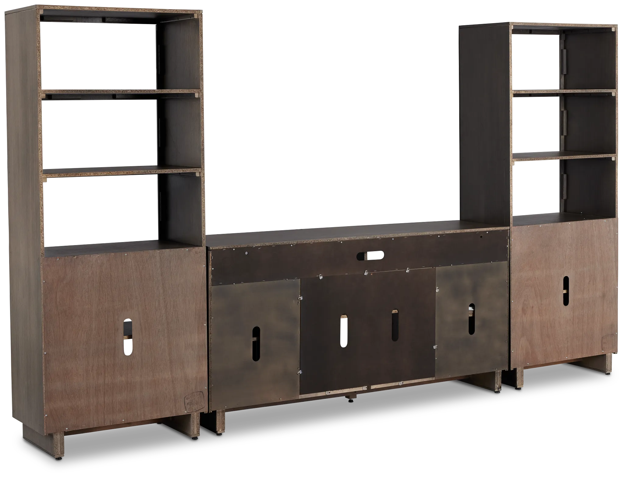 Richmond Gray 64" Door Entertainment Wall