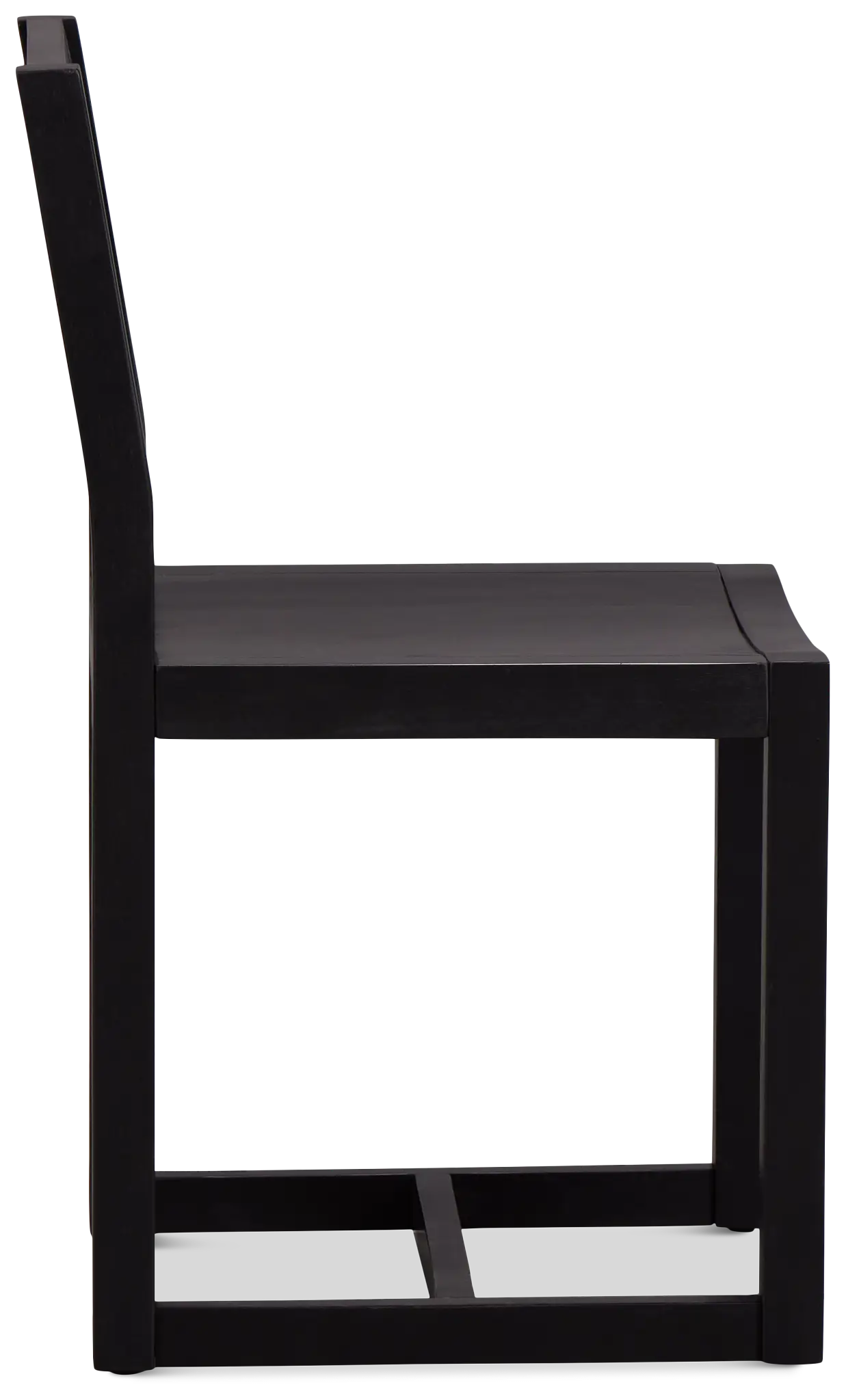Denton Black Wood Side Chair Denton Black Wood Side Chair