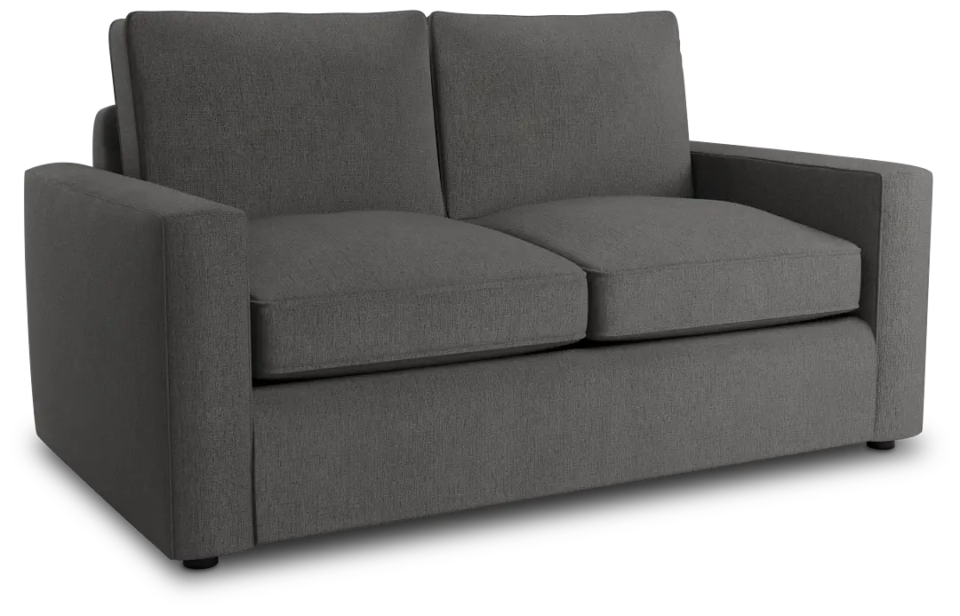 Siesta Peyton Gray Fabric Loveseat Siesta Peyton Gray Fabric Loveseat