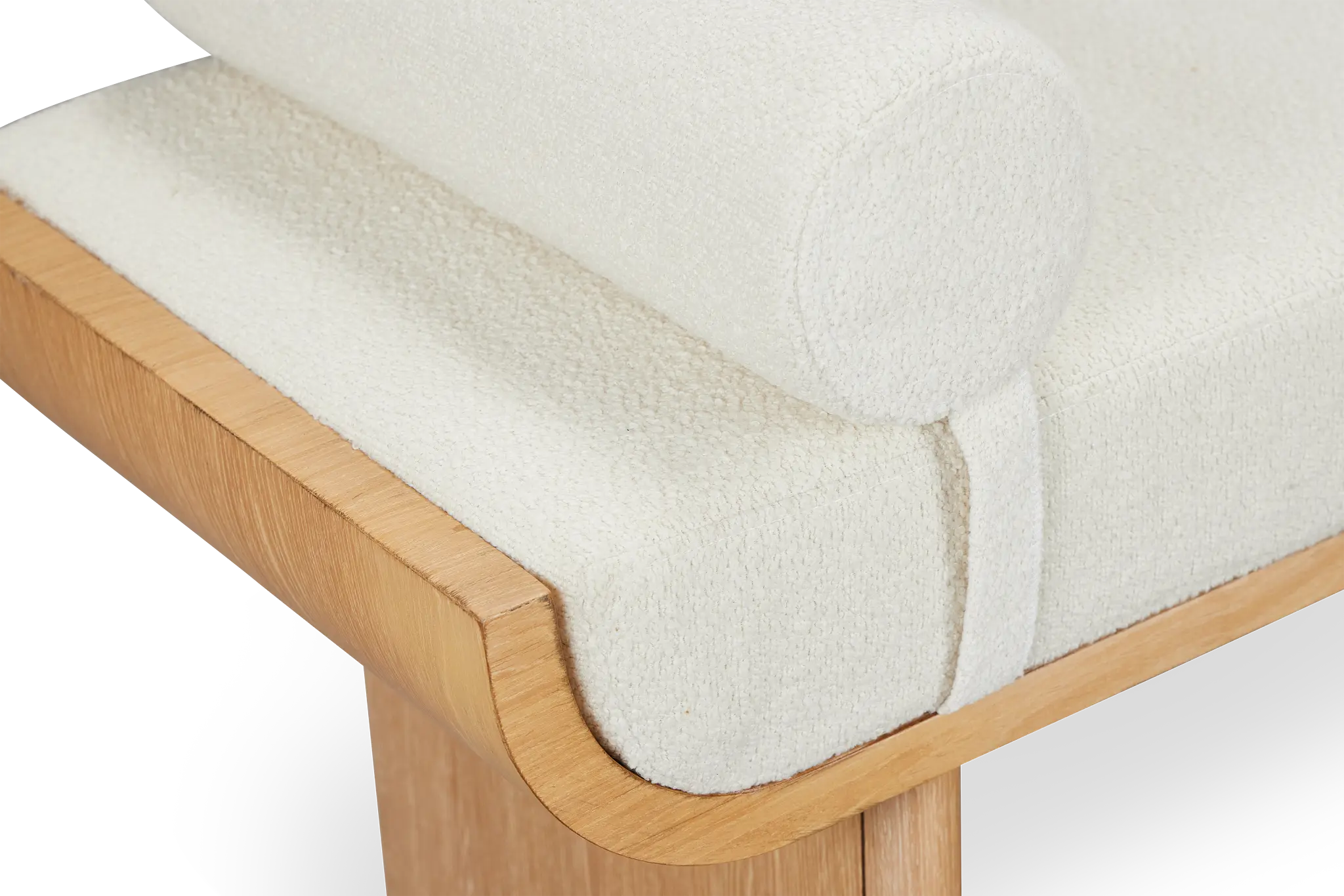 Malibu Light Tone Upholstered Bench Malibu Light Tone Upholstered Bench