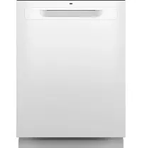 Ge 670 Series White Built In Dishwasher