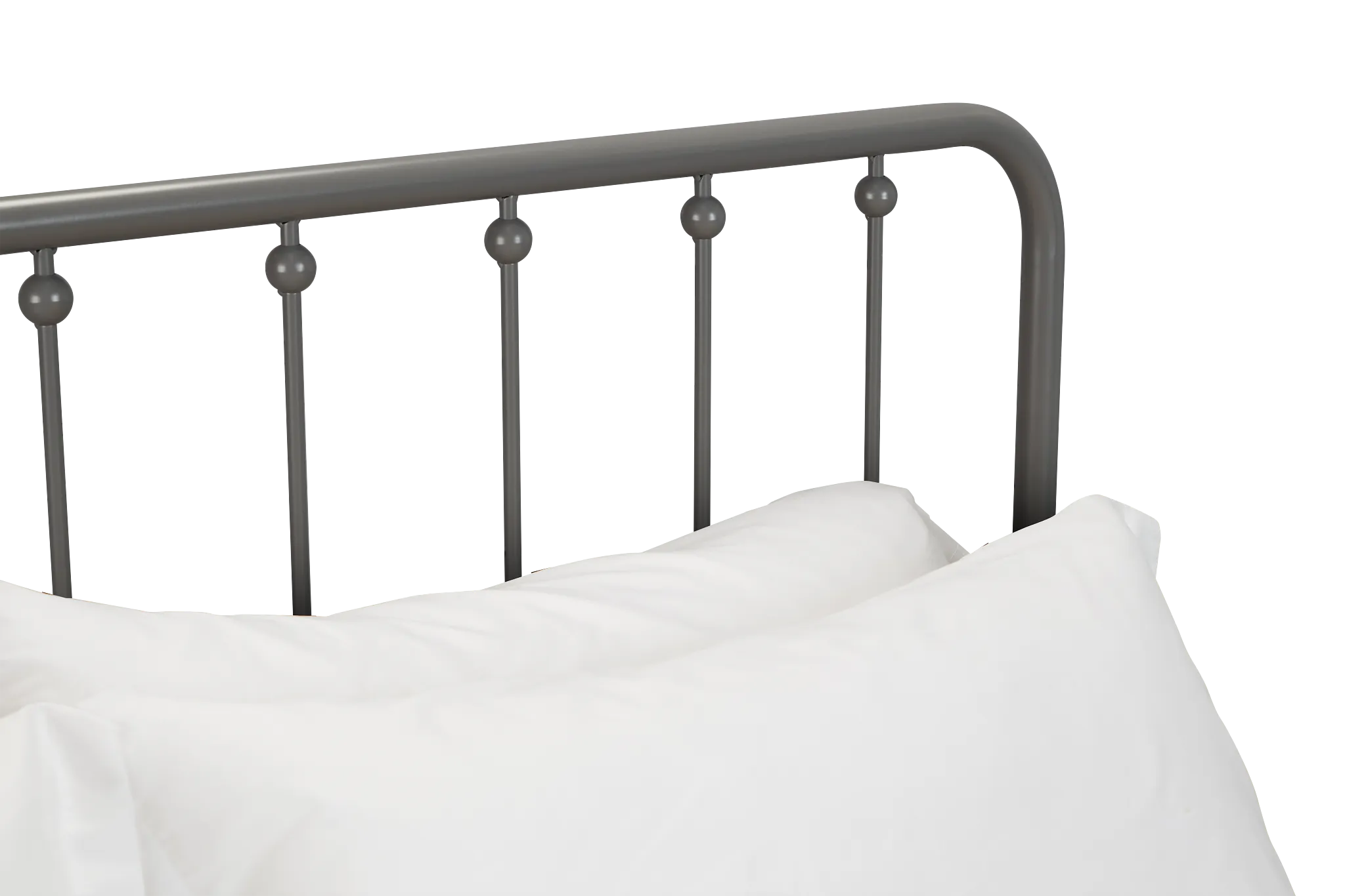 Rory Gray Metal Panel Bed